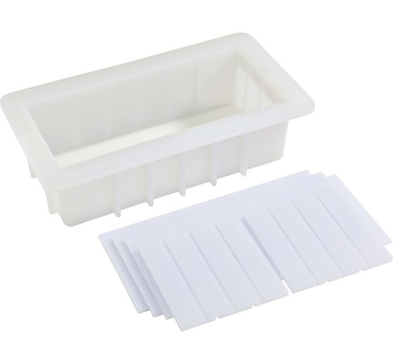 Silikonowa forma do mydła z przegrodami