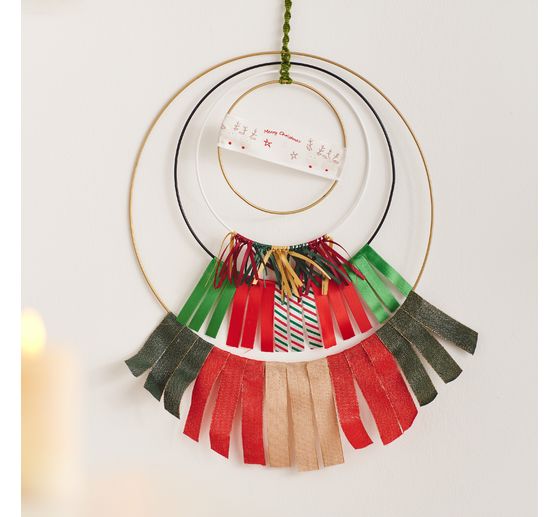 Zestaw wstążek do prezentów "Candy Cane