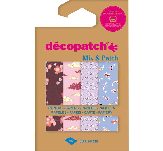 Décopatch Pocket Hot-Foil Collection Mix and Patch "Podróż do Japonii"