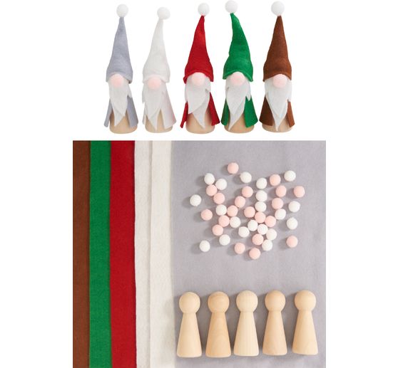 VBS Craft kit "Figurine Gnomes"