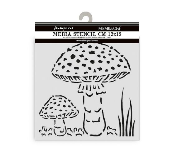 Stencil "Whispering Woods - Mushrooms"