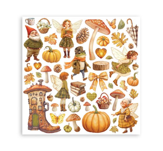 Scrapbook block "Whispering Woods"