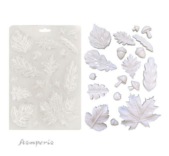 Miękka forma do modelowania A5 "Whispering Woods - Leaves"