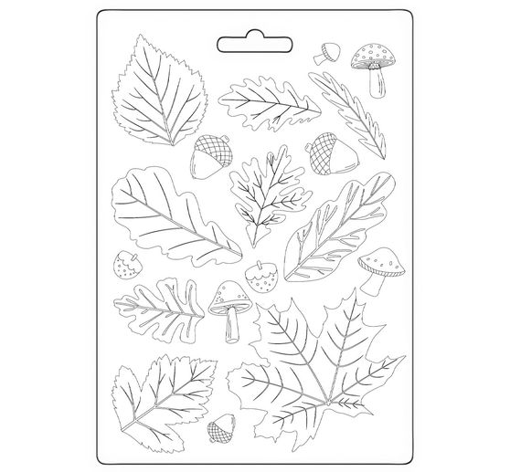 Miękka forma do modelowania A5 "Whispering Woods - Leaves"