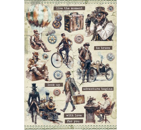 Junk Journal Book "Voyages Fantastiques"