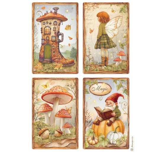 Motyw papier ryżowy asortyment "Whispering Woods"