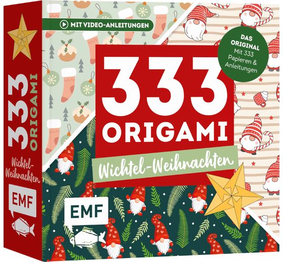 Książka "333 Origami - Wichtel-Weihnachten"