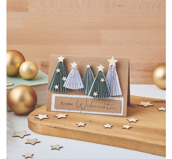 Podwójne karty VBS z kopertami "Papier pakowy", 50 szt.