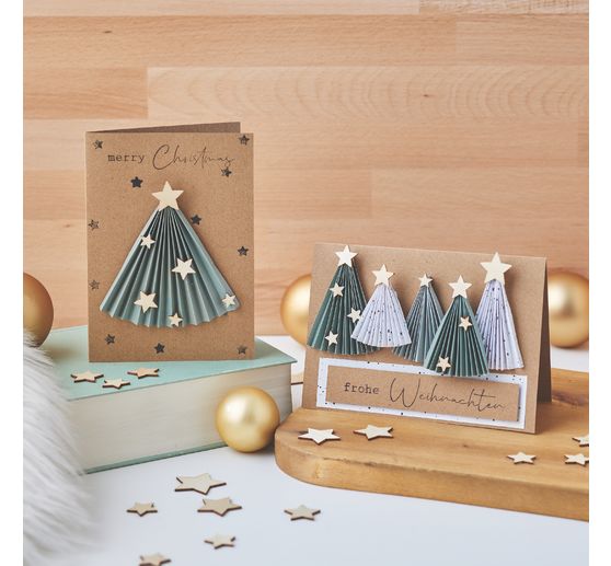 Podwójne karty VBS z kopertami "Papier pakowy", 50 szt.