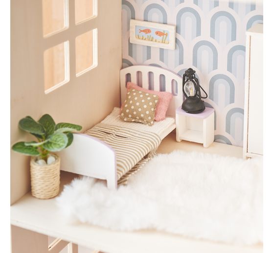 Doll's house paper set, 10 sheets DIN A4 + 1 sheet with flags and pictures