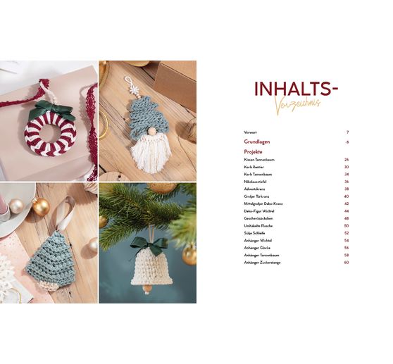 Książka "Häkeln mit Rope-Garn Skandi-Christmas"