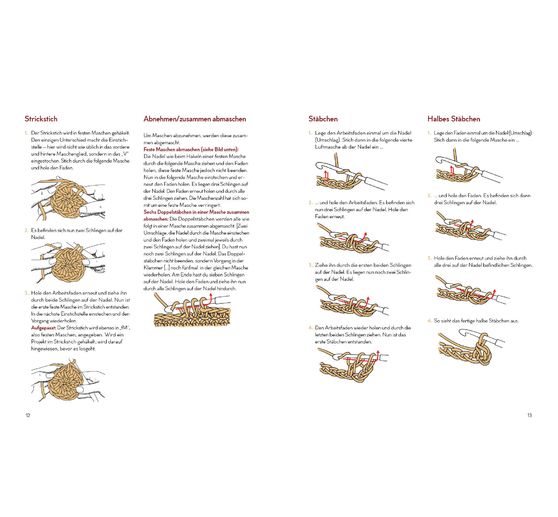 Książka "Häkeln mit Rope-Garn Skandi-Christmas"