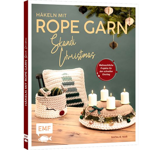 Książka "Häkeln mit Rope-Garn Skandi-Christmas"