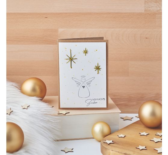 Podwójne karty VBS z kopertami "Papier pakowy", 50 szt.