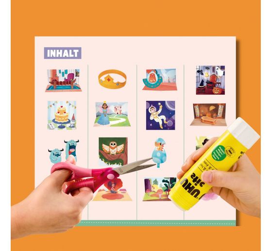 Książka "Der Verbastelblock für kreative Kids. Kunterbunter Spaß"