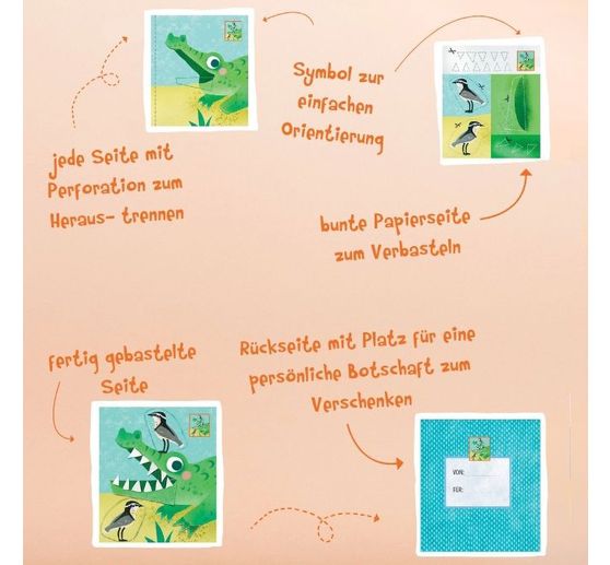 Książka "Das Verbastelbuch für die Allerkleinsten. Schneiden und Kleben. Im Zoo"