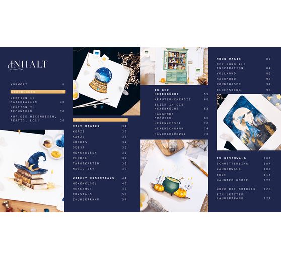 Książka "Witchy Watercolor"