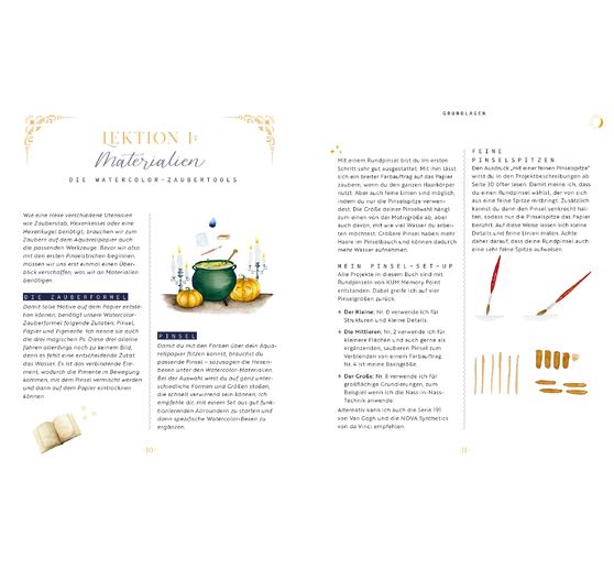 Książka "Witchy Watercolor"