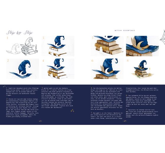 Książka "Witchy Watercolor"