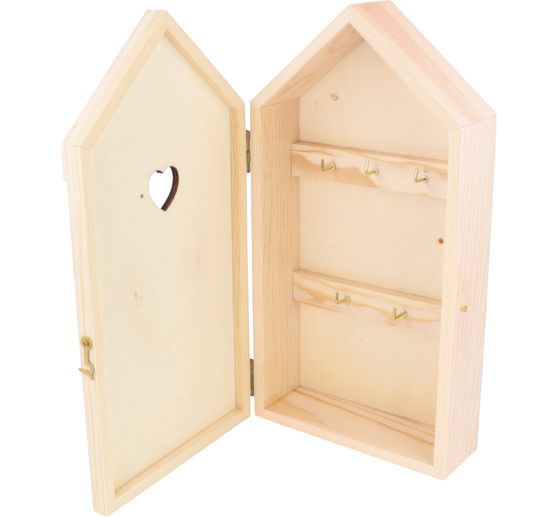 Wooden key box "Beach house"