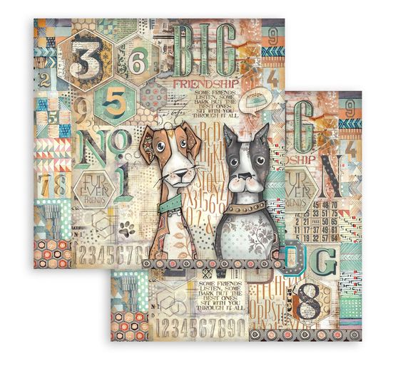 Blok do scrapbooking "Furry Friends"