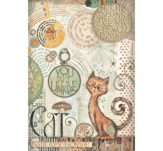 Motyw papier ryżowy asortyment "Furry Friends"