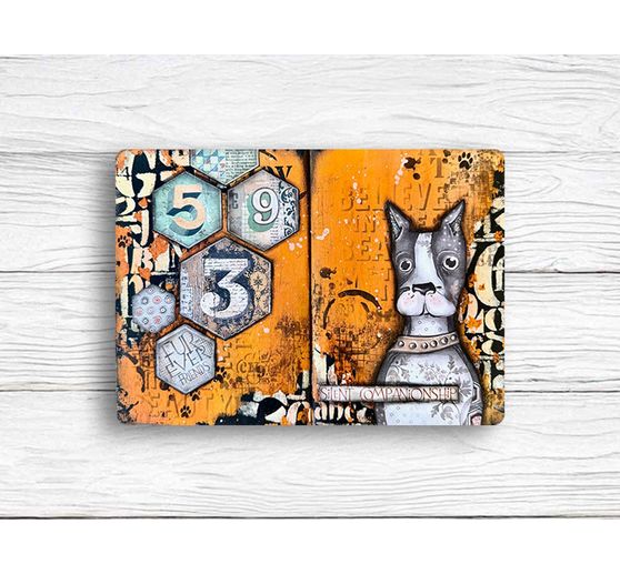 Szablon "Furry Friends - Coffee Prints"