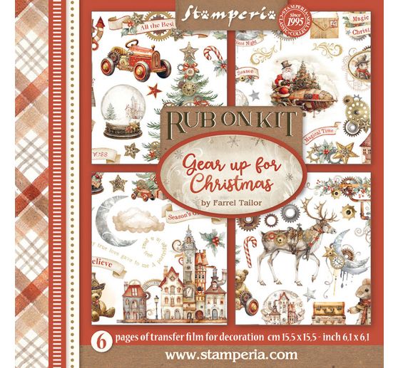 Rub On asortyment "Gear up for Christmas"