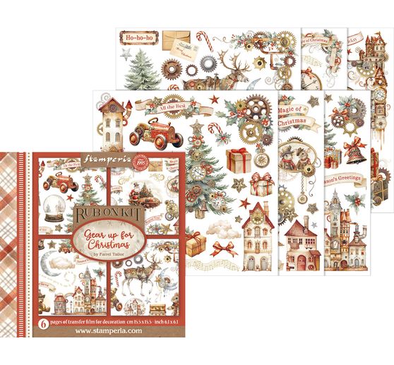 Rub On asortyment "Gear up for Christmas"