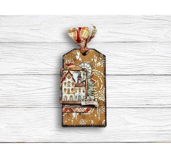 Stencil "Gear up for Christmas - Snowflakes"