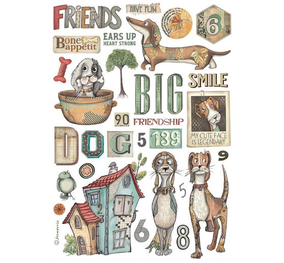 Washi Pad "Furry Friends"