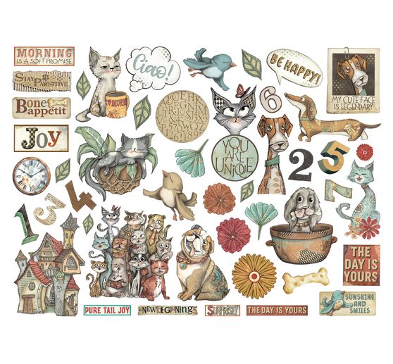 Motywy do wycinania "Furry Friends"