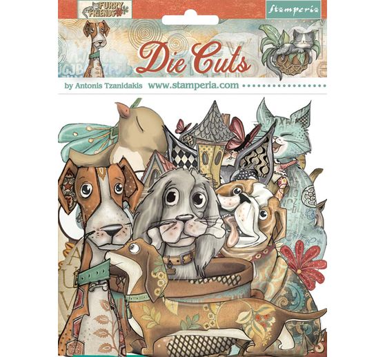 Motywy do wycinania "Furry Friends"