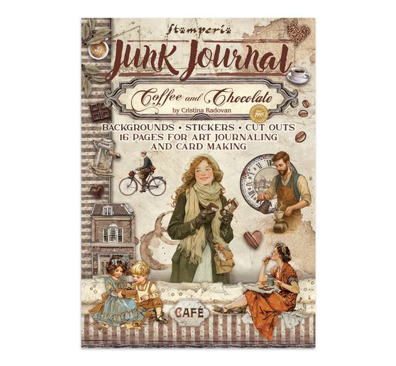 Junk Journal Book "Coffee and Chocolate"