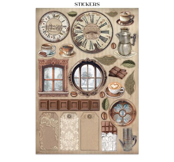 Junk Journal Book "Coffee and Chocolate"