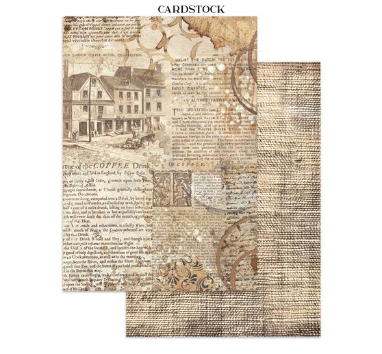 Junk Journal Book "Coffee and Chocolate"