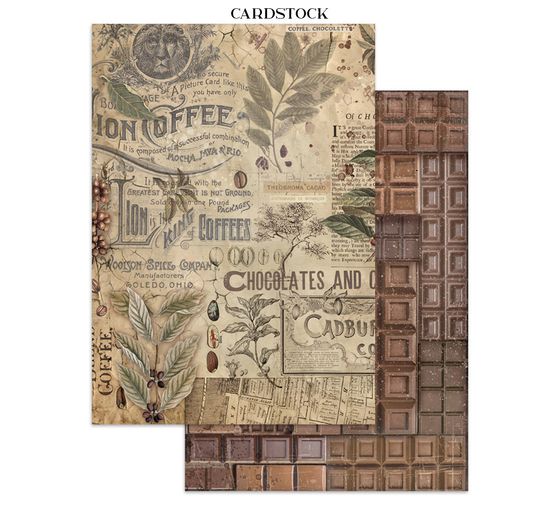 Junk Journal Book "Coffee and Chocolate"