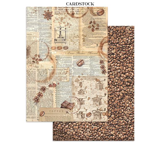 Junk Journal Book "Coffee and Chocolate"