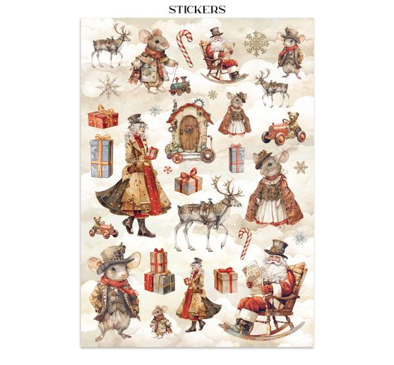 Junk Journal Book "Gear Up for Christmas"