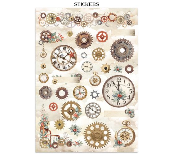 Junk Journal Book "Gear Up for Christmas"