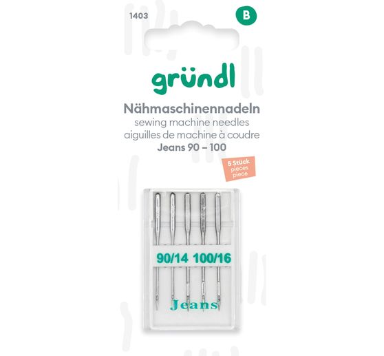 Igły do maszyny do szycia jeans, No. 90 - 100