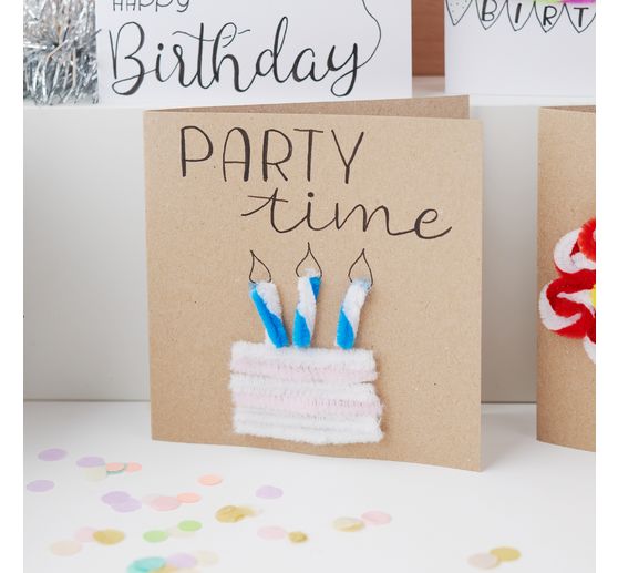 Drut chenille "Geringelt" firmy VBS