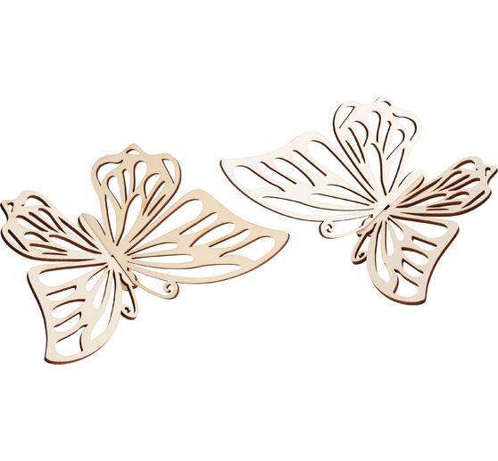 VBS Wooden building kit "Flying butterflies", 2 pieces