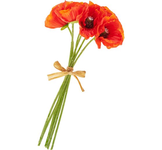 Poppy bunch, orange, orange
