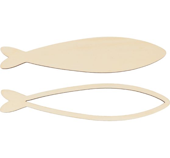 Drewniana ryba z ramą