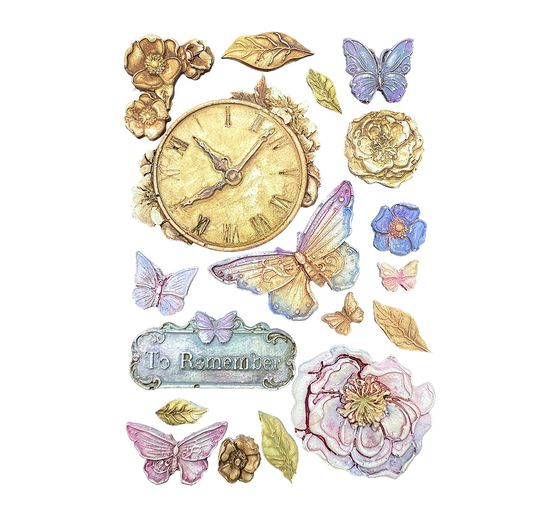 Silikonowa forma A5 "Quiet Days - Clock"