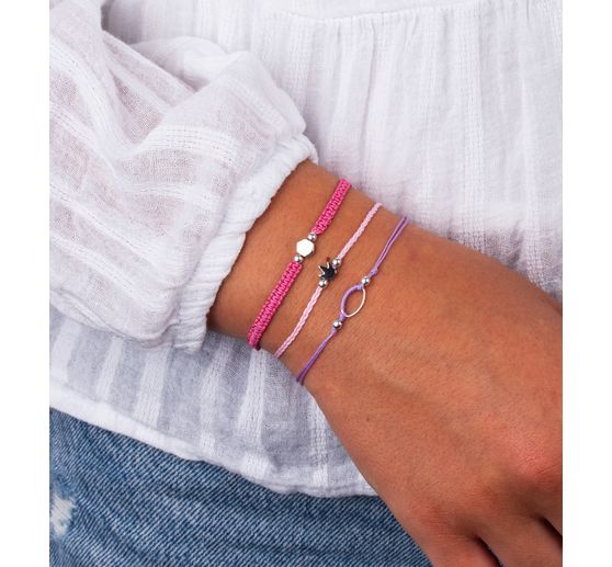 Metal beads "Hexagon"