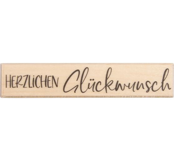BUTTERER stamp "Herzlichen Gl&uuml;ckwunsch"