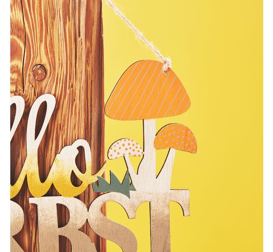 Drewniany znak VBS "Witaj jesieni"