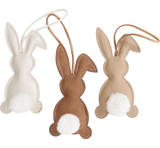 VBS Fabric rabbit, set of 3
